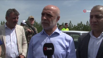 Feci kazaya lastiği patlayan başka bir araç neden olmuş