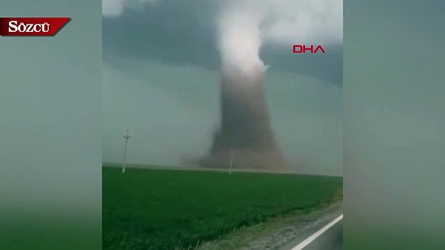 Romanya'da hortum büyük paniğe neden oldu