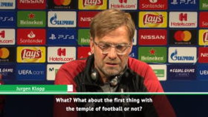 Klopp irked by reporting of Nou Camp comments
