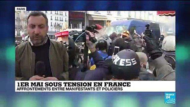 1er-Mai à Paris : Gilets jaunes, black blocs et syndicats dans la rue