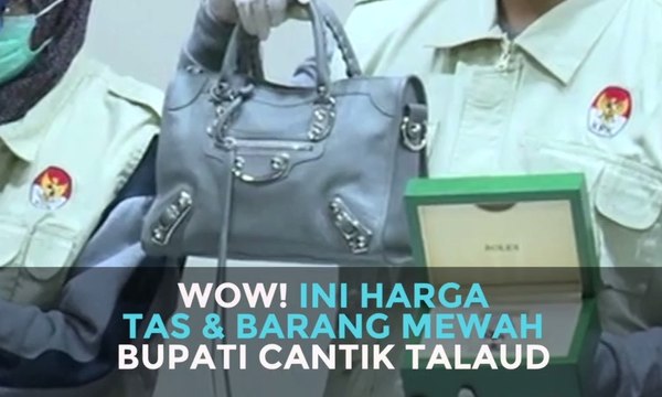 Wow! Ini Harga Barang-Barang Mewah Bupati Cantik Kabupaten Talaud yang Kena OTT KPK