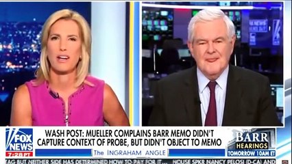 Gingrich Blames 'Deep State' For Mueller Letter Leak