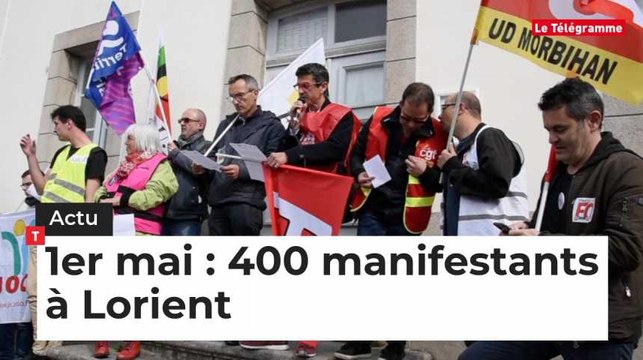 1er mai : 400 manifestants à Lorient