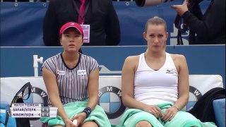 20190501 WTA Prague R1 Safarova &  Stefkova 1-2 Ninomiya & Sizikova - Match Tie Break