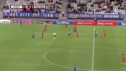 Football - Kermit Romeo Erasmus gets a red card for his huge kick