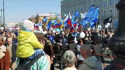 Mais de 60 detidos em protesto contra o governo na Rússia
