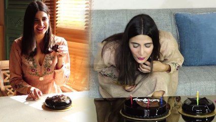 Aahana Kumra celebrates her birthday with Media: Watch Video | FilmiBeat