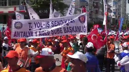 Antalya'da 1 Mayıs Emek ve Dayanışma Günü