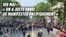 1er mai : « On veut juste manifester pacifiquement »