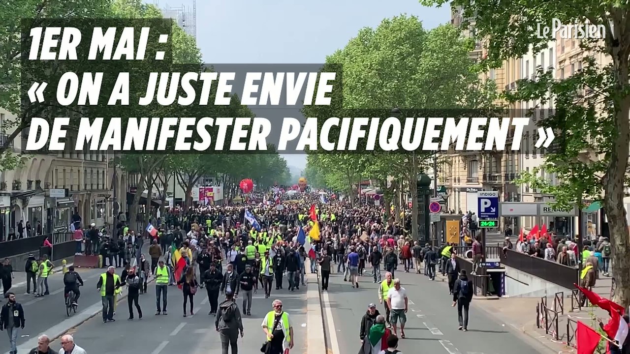 1er mai : « On veut juste manifester pacifiquement »
