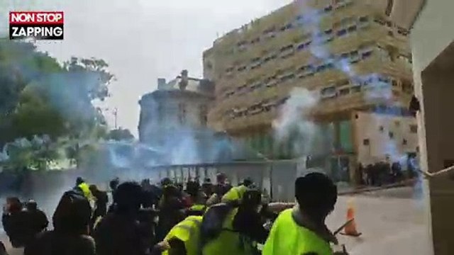 1er mai : les black blocs attaquent le commissariat du XIIIe arrondissement (vidéo)