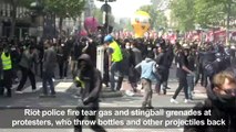 First clashes break out on May Day in Paris