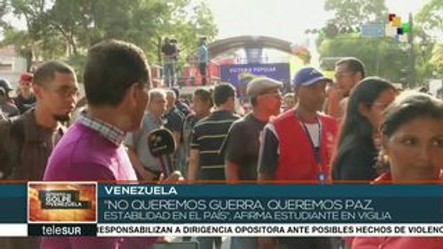 Pueblo venezolano: No queremos guerra, queremos paz y estabilidad