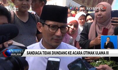 Sandiaga Mengaku Tidak Diundang ke Ijtimak Ulama III