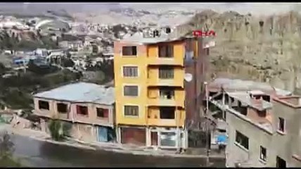 Bolivya'da toprak kayması