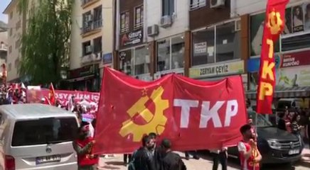 Tunceli'de TKP'den 1 Mayıs yürüyüşü