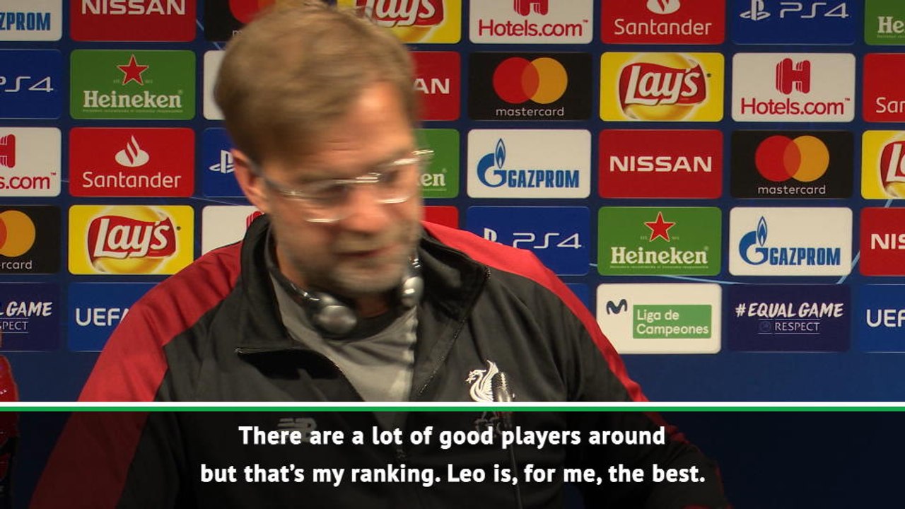 My dad liked Pele but Messi is the best ever - Klopp