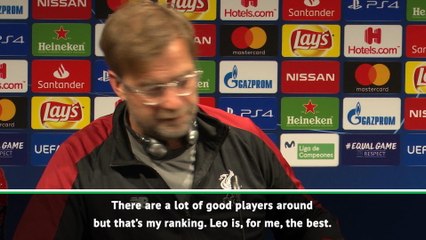 My dad liked Pele but Messi is the best ever - Klopp