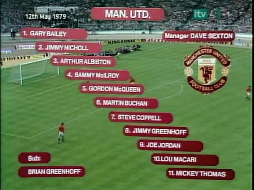 FA Cup Final 1979 - Arsenal vs Manchester United