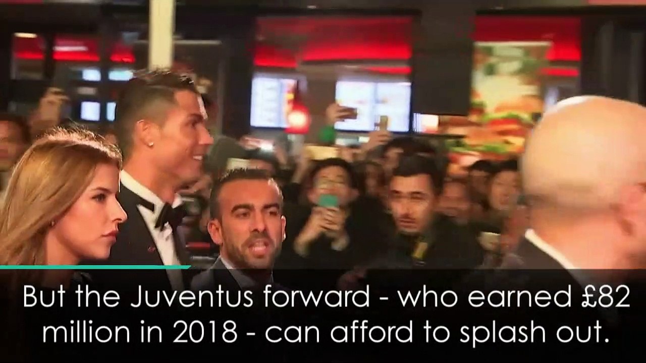 Cristiano Ronaldo spends £9.5m on world's most expensive car