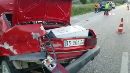 Bursa İzmir Karayolu'nda zincirleme trafik kazasında can pazarı