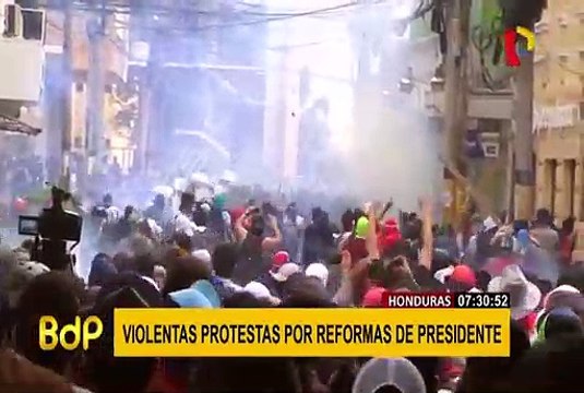 Honduras: continúan violentas protestas por reformas del Gobierno