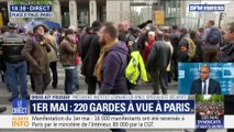 1er mai: 220 gardes à vues à Paris