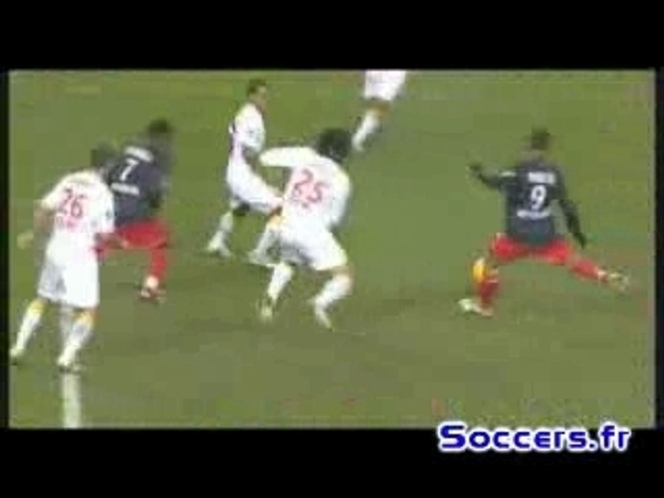 Pauleta VS Lens : 102ème buts