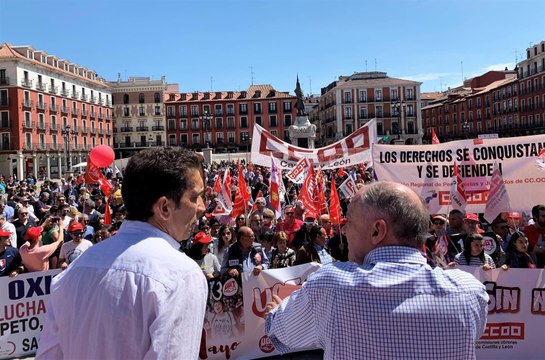 4.000 personas reivindican el 1 de mayo en Valladolid