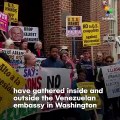 Activists Are Protecting The Venezuelan Embassy In Washington D.C.