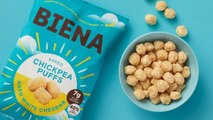 These New Chickpea Snacks Are Basically More Nutritious Cheesy-Puffs.