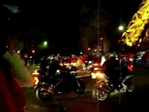 balade des peres noel en moto a paris
