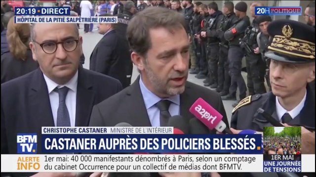 1er-mai: Christophe Castaner affirme que des gens ont volé aux organisations syndicales leur fête