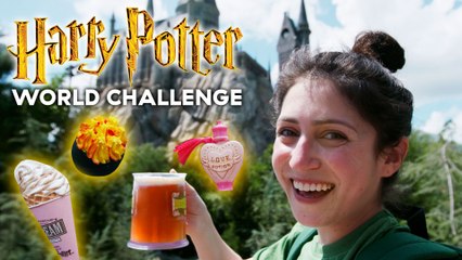 Watch 1 Food Editor Complete The Wizarding World Of Harry Potter Eating Challenge