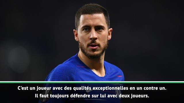 Demies - Hütter : Hazard est l'un des 3 meilleurs ailiers au monde