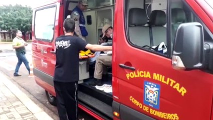 Jovem fica ferido após colisão entre motos no Santa Cruz