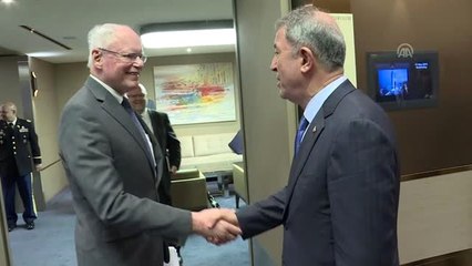 Bakan Akar, ABD'nin Suriye Özel Temsilcisi Jeffrey ile Görüştü