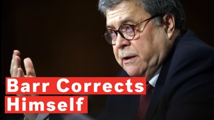 Barr Corrects Himself, Confirms Trump Campaign Was Warned In 2016 About Russian Interference