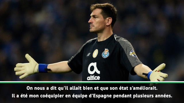 Demies - Azpilicueta : Je souhaite un bon rétablissement à Casillas