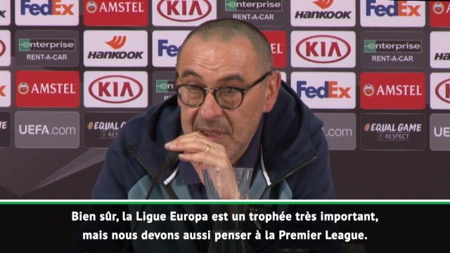 Demies - Sarri : Un trophée important mais nous voulons la Ligue des Champions