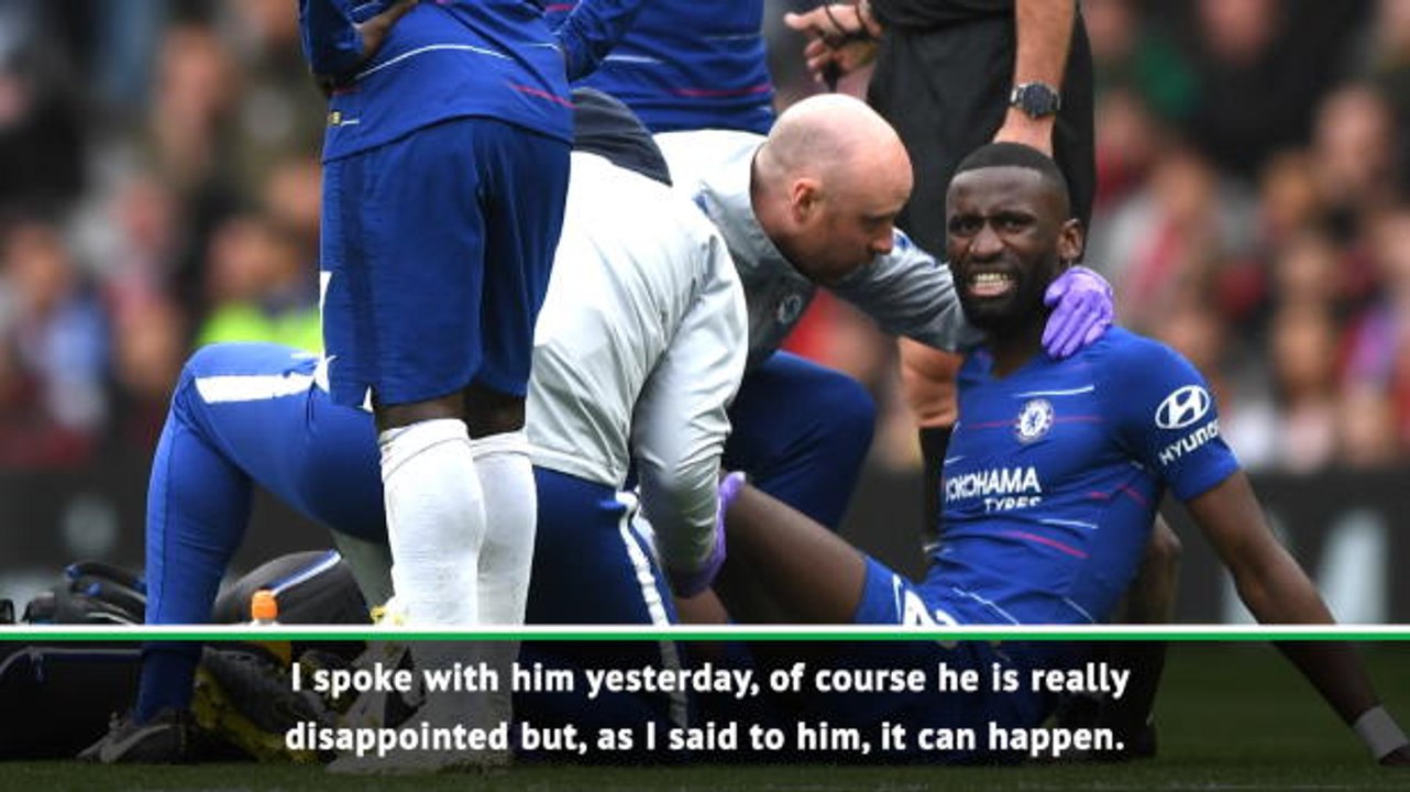 Rudiger is out for at least three months - Sarri