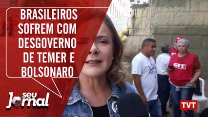 Haddad: Brasileiros sofrem com desgoverno de Temer e Bolsonaro