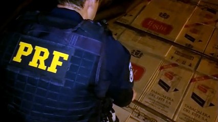PRF apreende R$ 2,5 milhões em cigarro contrabandeados em Alto Paraíso