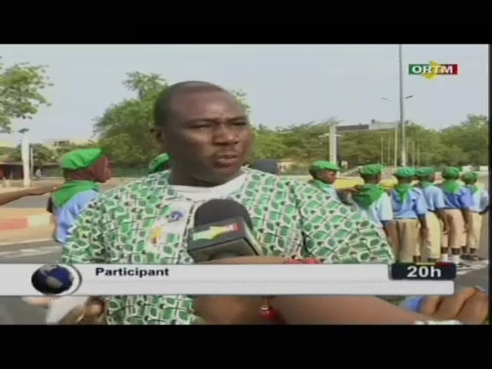 ORTM/Célébration de la fête du 1er Mai par l’UNTN sur le boulevard de l’indépendance