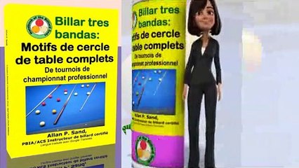 Livre vidéo pour Billar tres bandas: Motifs de cercle de table complets (fr)