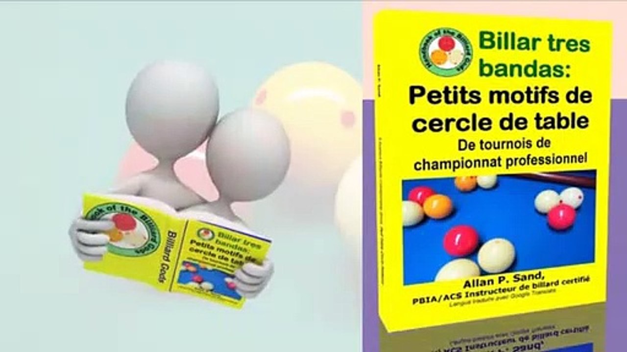 Livre vidéo pour Billar tres bandas: Petits motifs de cercle de table (fr)