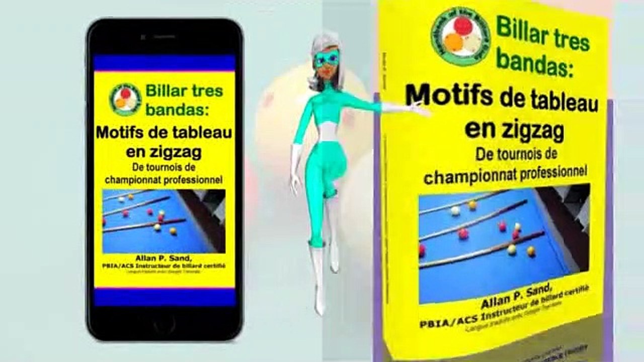 Livre vidéo pour Billar tres bandas: Motifs de tableau en zigzag (fr)