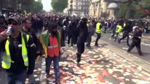 صدامات بين الشرطة ومتظاهرين قبل مسيرات الأول من أيار/مايو في باريس