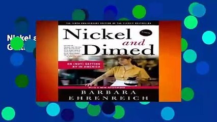 Nickel and Dimed: On (Not) Getting by in America