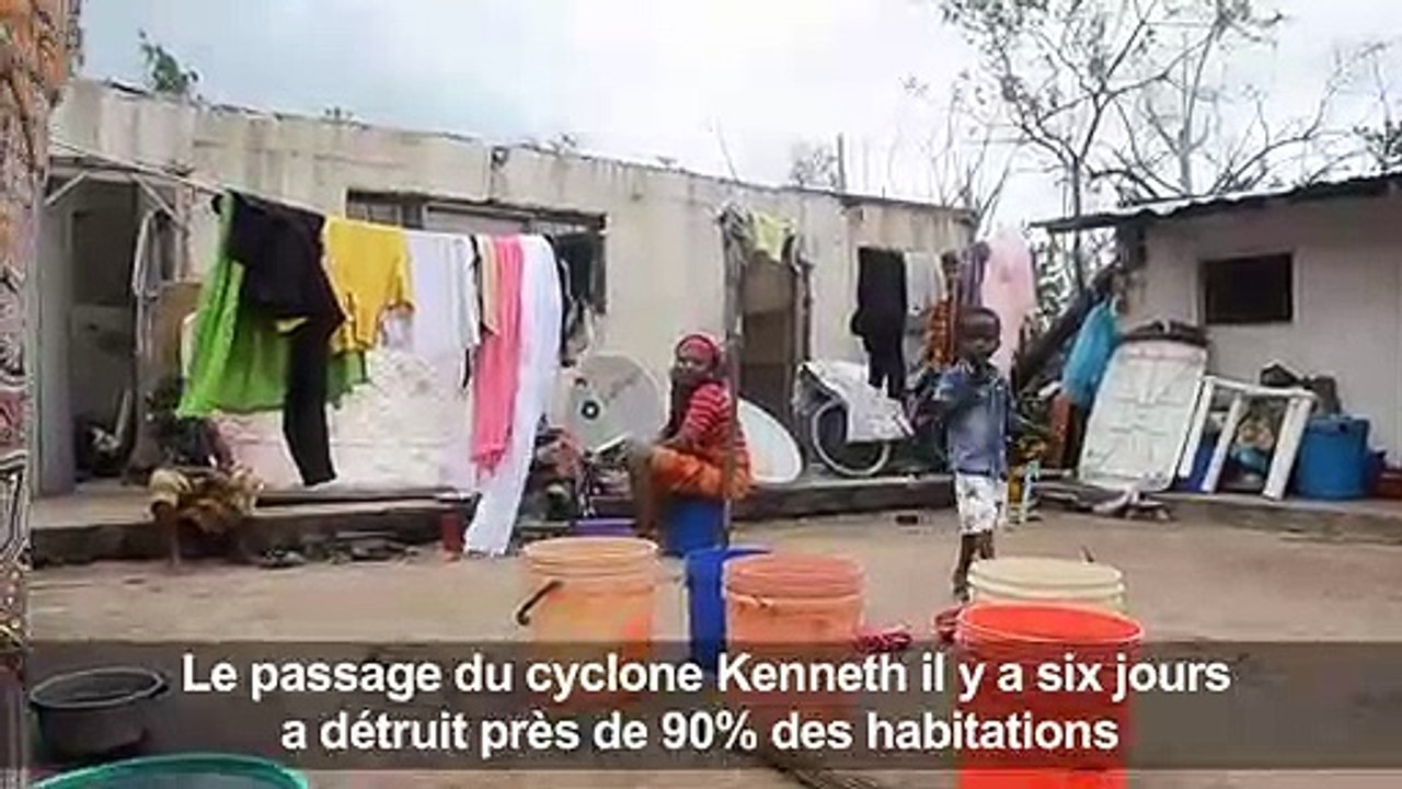 Mozambique/cyclone: constat des dégâts sur une île dévastée
